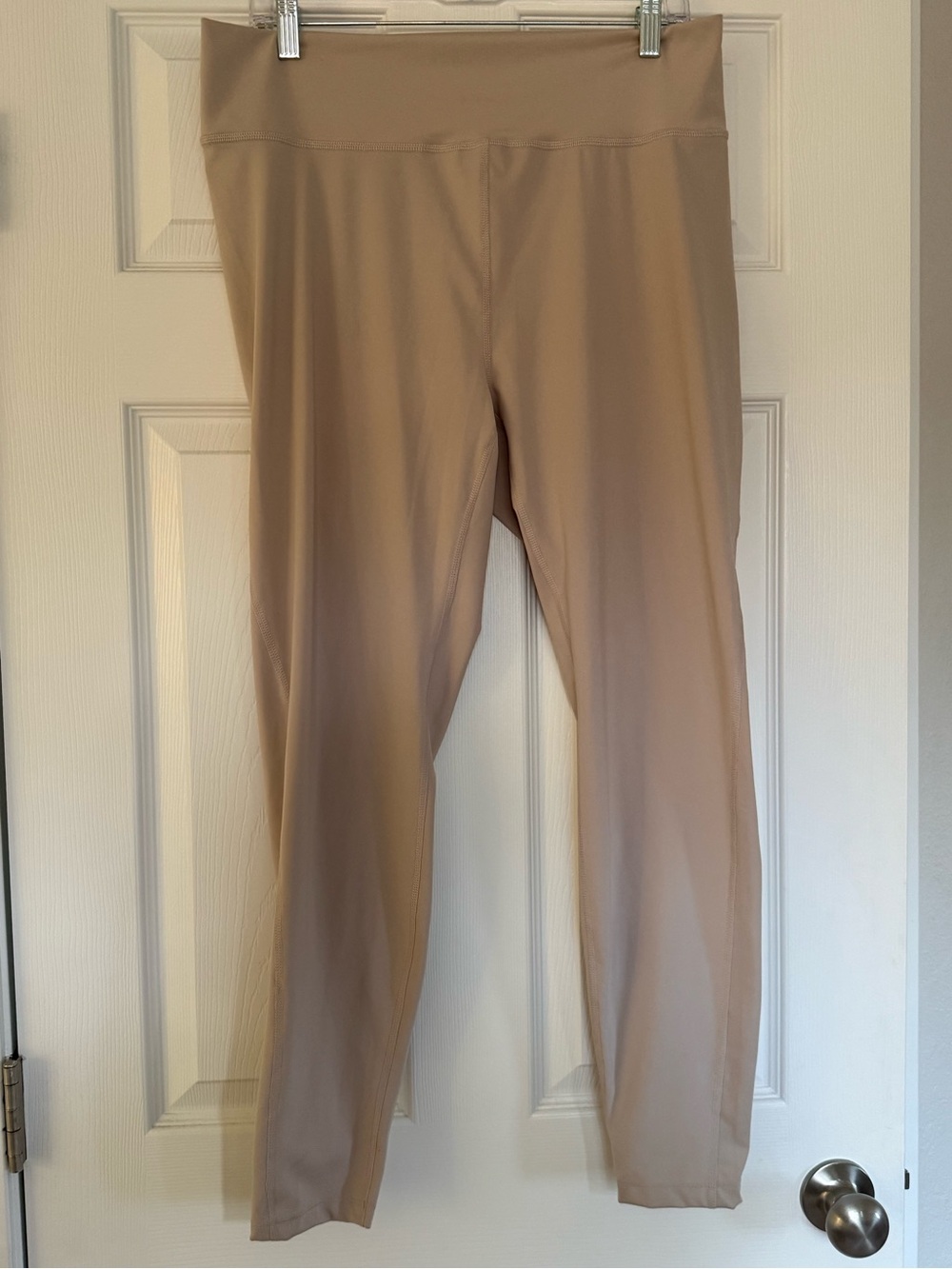 adidas Nude/Taupe High-Waist Leggings